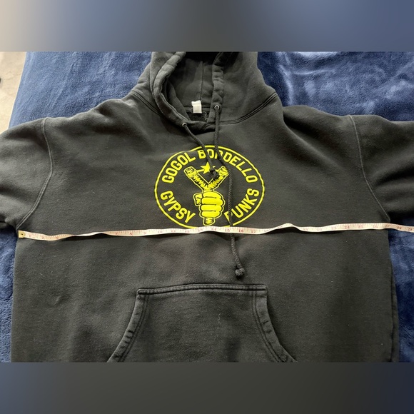 Gogol Bordello Slingshot Band Hoodie Sweatshirt Black Size XL - Picture 6 of 7